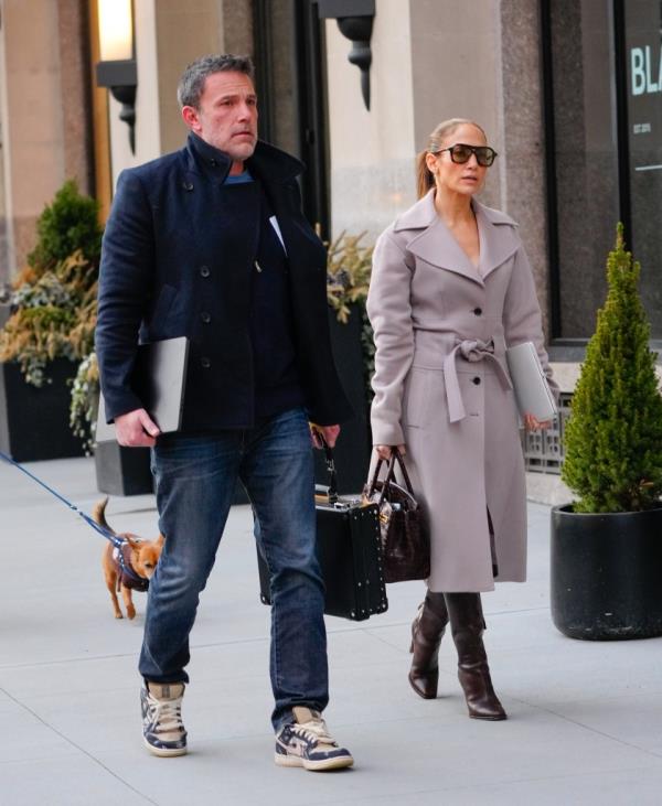 Ben Affleck, Jennifer Lopez out in New York City on March 29, 2024