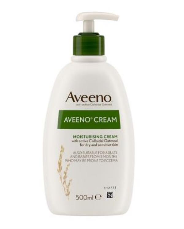 Moisturise: Aveeno Cream