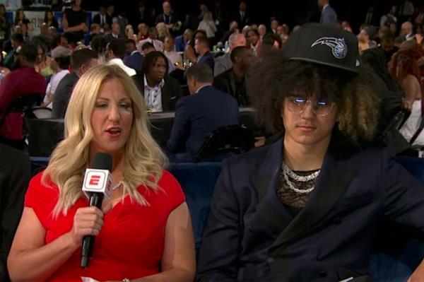 Jennifer Black and Anthony Black at 2023 NBA Draft.