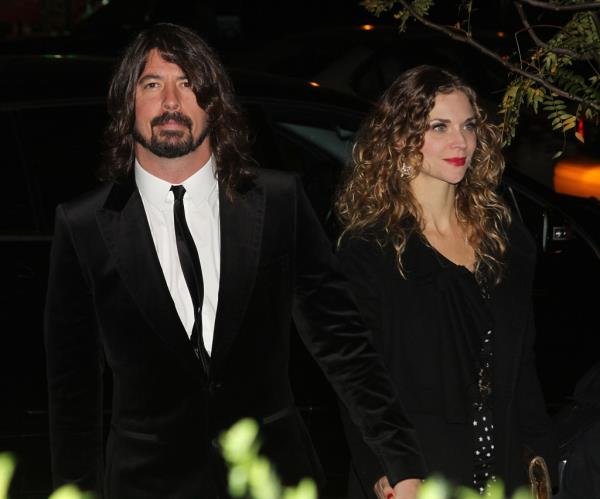 Dave Grohl and his wife Jordyn Blum in 2011