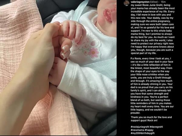 The fake post a<em></em>bout Dave Grohl's new daughter