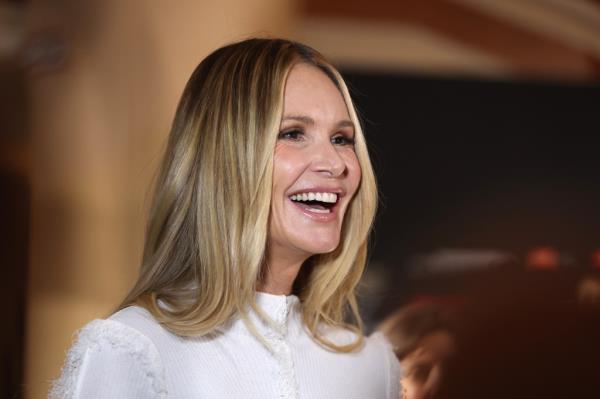 Model Elle Macpherson smiling at the Best Brands award ceremony in Munich, Germany