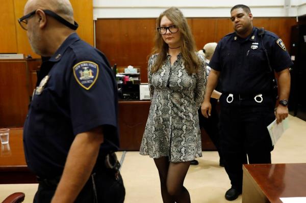 Anna Delvey at her trial in New York City in 2019