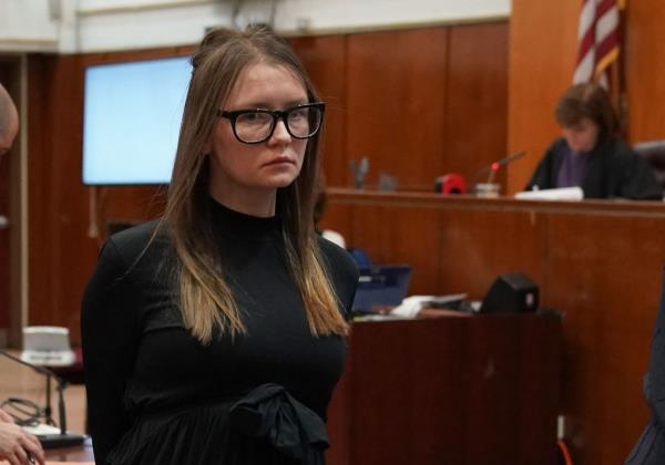 Anna Delvey after being sentenced to jail in 2019
