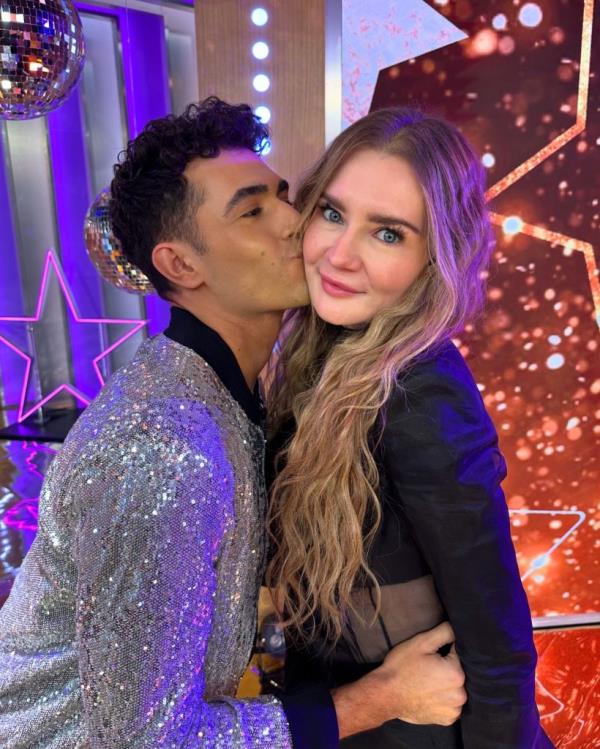 Ezra Sosa and Anna Delvey