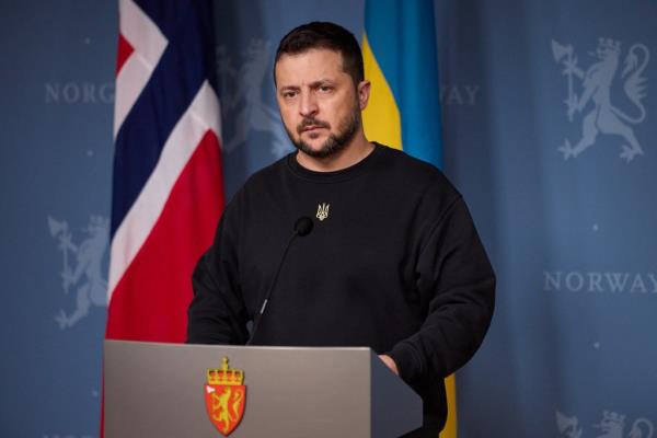 Ukraine's President Volodymyr Zelensky