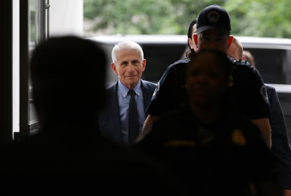 Former Director of the Natio<em></em>nal Institute of Allergy and Infectious Diseases, Dr. Anthony Fauci arrives for a hearing on the Coro<em></em>navirus Pandemic at Rayburn House Office Building on Mo<em></em>nday June 3, 2024 in Washington, DC.