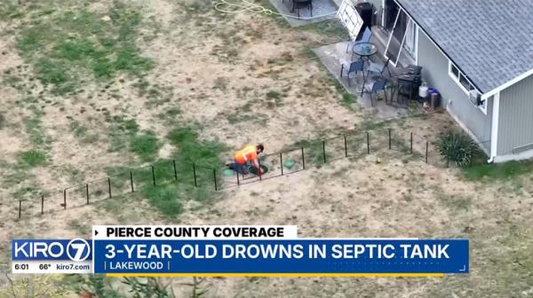 The house in Lakewood, Washington wher<em></em>e a 3-year-old boy died after falling into a septic tank.