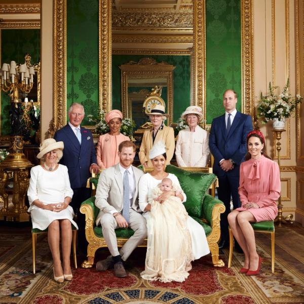 The British royal family in July 2019
