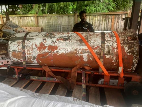 Due to the missile being no lo<em></em>nger usable and the military had no interest in taking possession of it, it was left with the neighbor. 