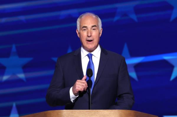 Democratic Senator from Pennsylvania Bob Casey speaks on the final night of the Democratic Natio<em></em>nal Co<em></em>nvention (DNC) at the United Center in Chicago, Illinois, USA, 22, August, 2024.