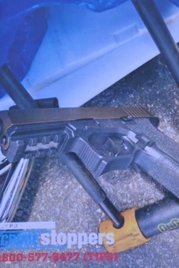 Photo os the gun used in the attack. 