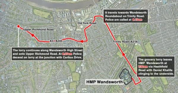 How Daniel Khalife pulled off the Great Escape HMP Wandsworth metro graphics Credit metro.co.uk