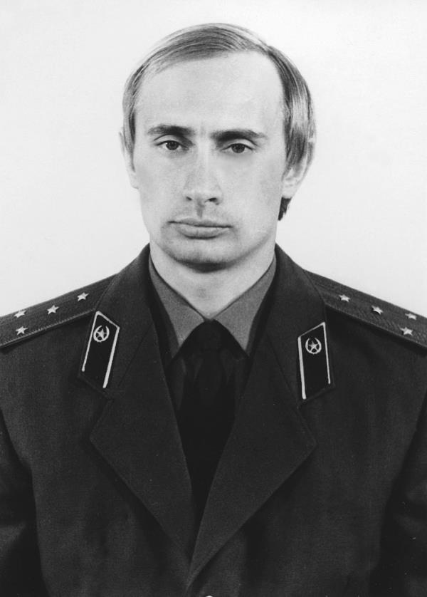 Putin in the 1980s as a KGB agent.