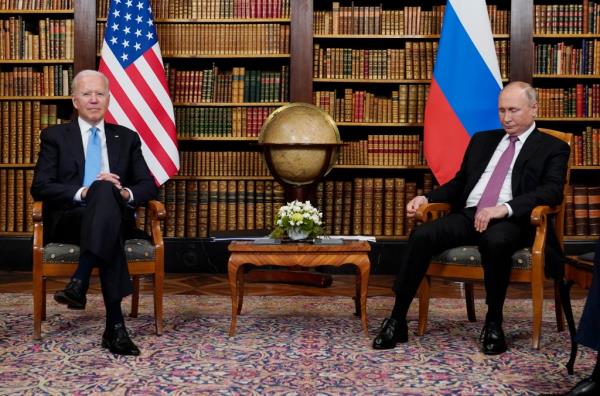 President Joe Biden meets with Russian President Vladimir Putin, June 16, 2021, in Geneva, Switzerland.