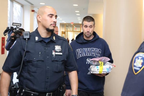 Jeffrey Mackey, leaves court. 
