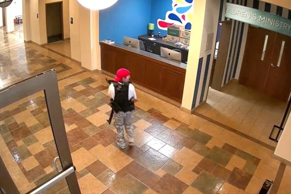Surveillance video of the shooting