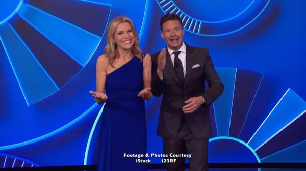 Vanna White and Ryan Seacrest on 