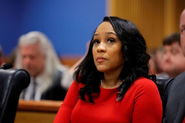 Fulton County District Attorney Fani Willis attended a hearing on the Georgia election interference case, March 1, 2024, in Atlanta, Georgia.