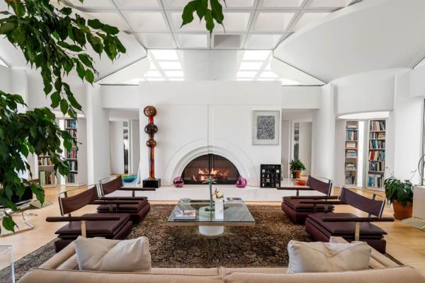That space also comes with a fireplace.