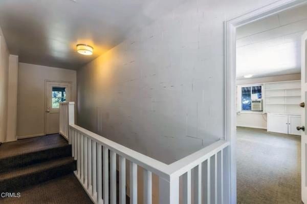 A bedroom on the top floor.