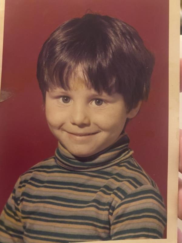 brad as a child