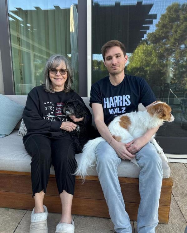 Sally Field and her son Sam Greisman