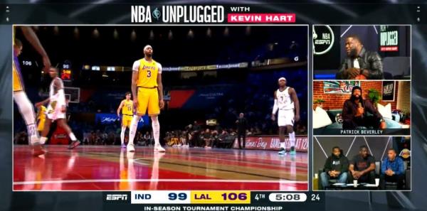 Patrick Beverley joined Kevin Hart's 
