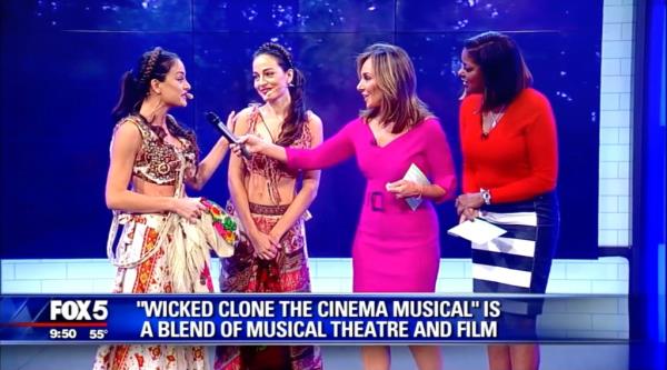 Gabriela and Mihaela Modorcea talk with Good Day New York's Rosanna Scotto and Lori Stokes in video still. 