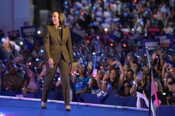 Harris has one of her slimmest leads in Nevada, a mere 1.5% over former President Do<em></em>nald Trump, 48% versus 46.5%. 