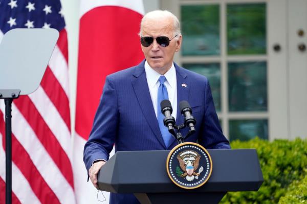 President Biden said he is 