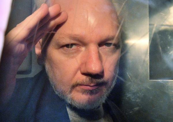 Assange has been in a British prison for the past five years as he fights efforts to extradite him.