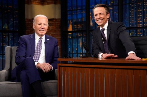 Biden, 81, addressed the topic of a cease-fire while making an ice cream run with 