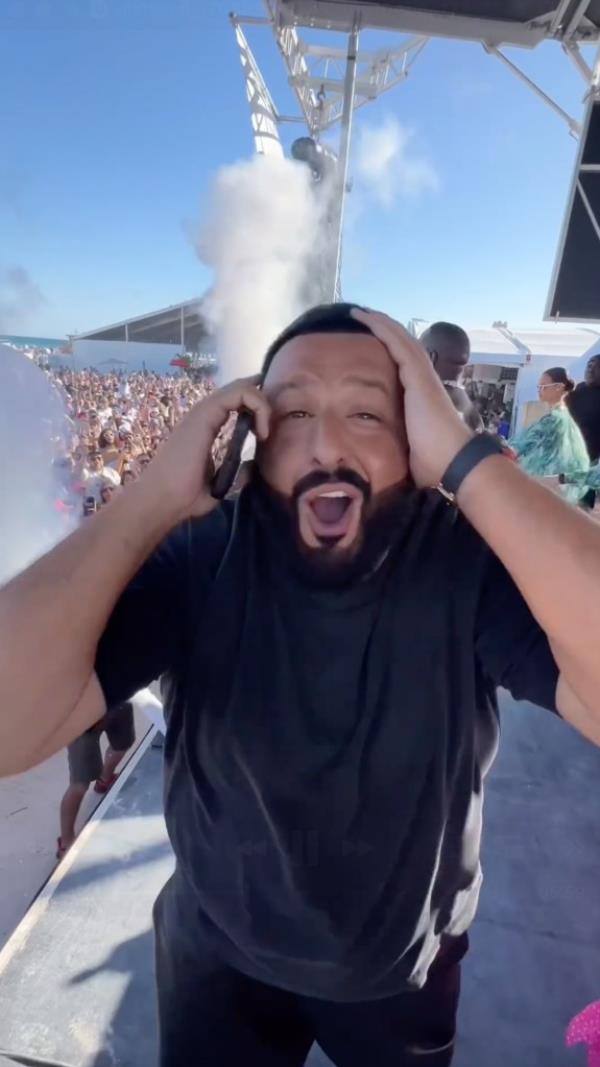 DJ Khaled slammed for making bodyguards carry him so that he doesn't 'mess up' his sneakers