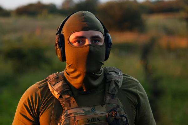Ukrainian soldier. 