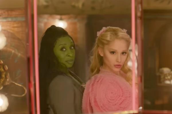 Cynthia Erivo and Ariana Grande in 