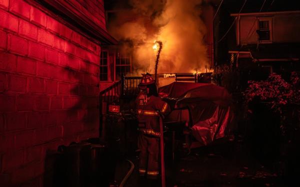 All four fires broke out over the weekend within half-a-mile away from each other.