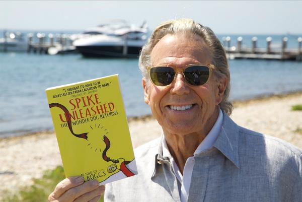Boggs with a copy of his book, 
