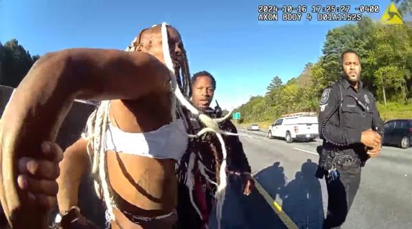 Bodycam footage of jenee johnson being held down by police