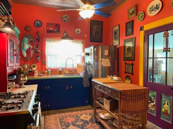 The kitchen.