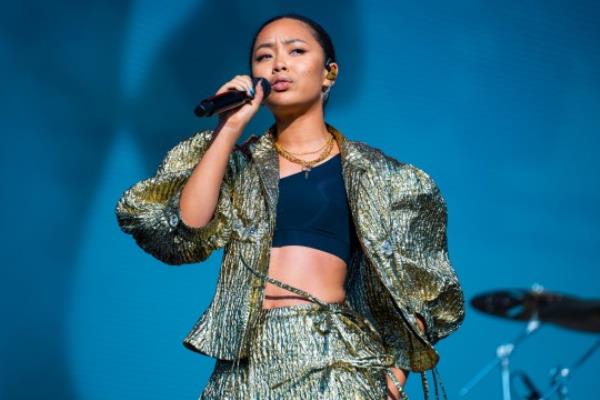 Griff performs at All Points East Festival
