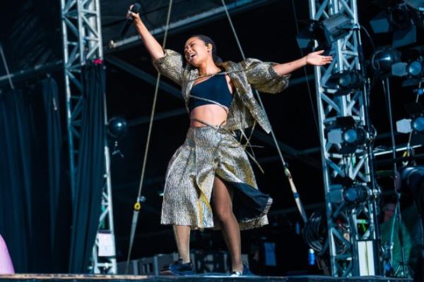 Griff performs at All Points East Festival