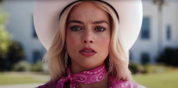 Margot Robbie as Barbie in 