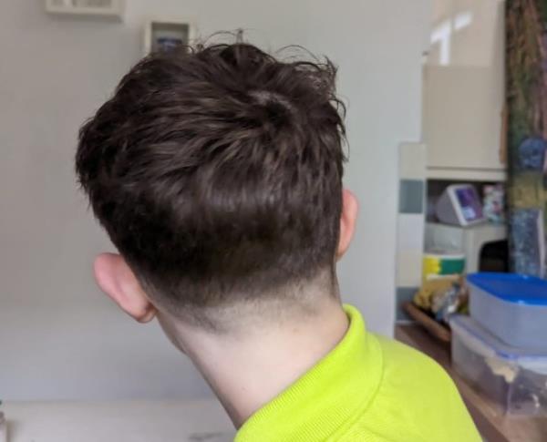 Toby Quinn's shorter hair style, after havin<em></em>g his mullet chopped when it failed to comply with new school dress regulations. Photo released October 26 2023. See SWNS story SWLNmullet. A 15-year-old boy was put into isolation at school after being told his MULLET hairstyle was 'too extreme'. Toby Quinn was left fuming after learning his school had changed its hair policy and branded his trim as 'unacceptable' and ?unprofessional?. Teachers at St Aidan's Catholic Academy in Sunderland separated the schoolboy from his classmates and kept him isolated for a whole day. Ironically, he had previously been punished the same way for havin<em></em>g his hair too short - but was now told it was too long.