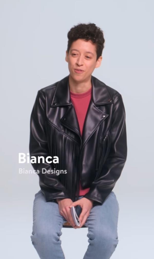 Bianca of Bianca Designs in the promo