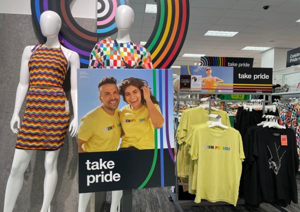 Target Pride display