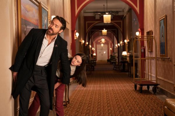 Ryan Reynolds (left) and Cailey Fleming co-star in 