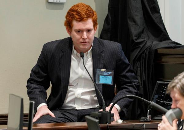 Buster Murdaugh on the stand.