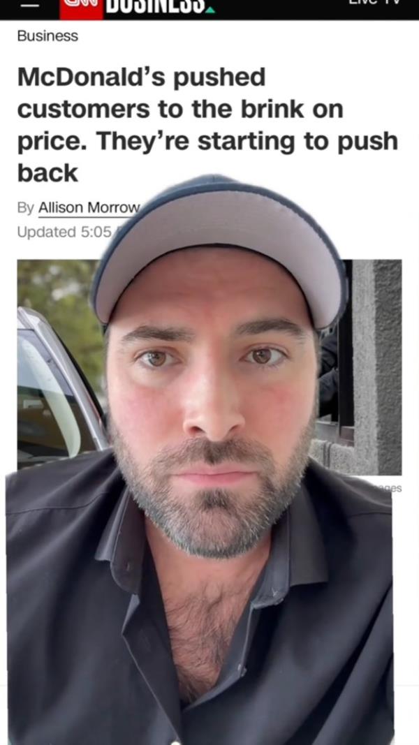 Freddie Smith, an Orlando realtor, was incensed over McDonald's prices.
