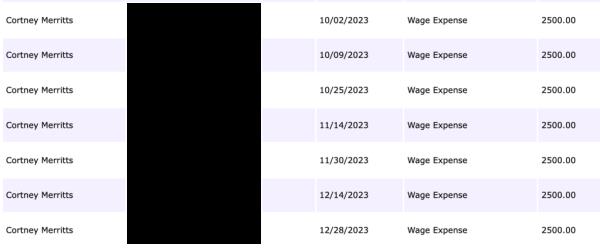 FEC records from Cori Bush's campaign